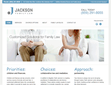 Tablet Screenshot of northernkentuckydivorce.com
